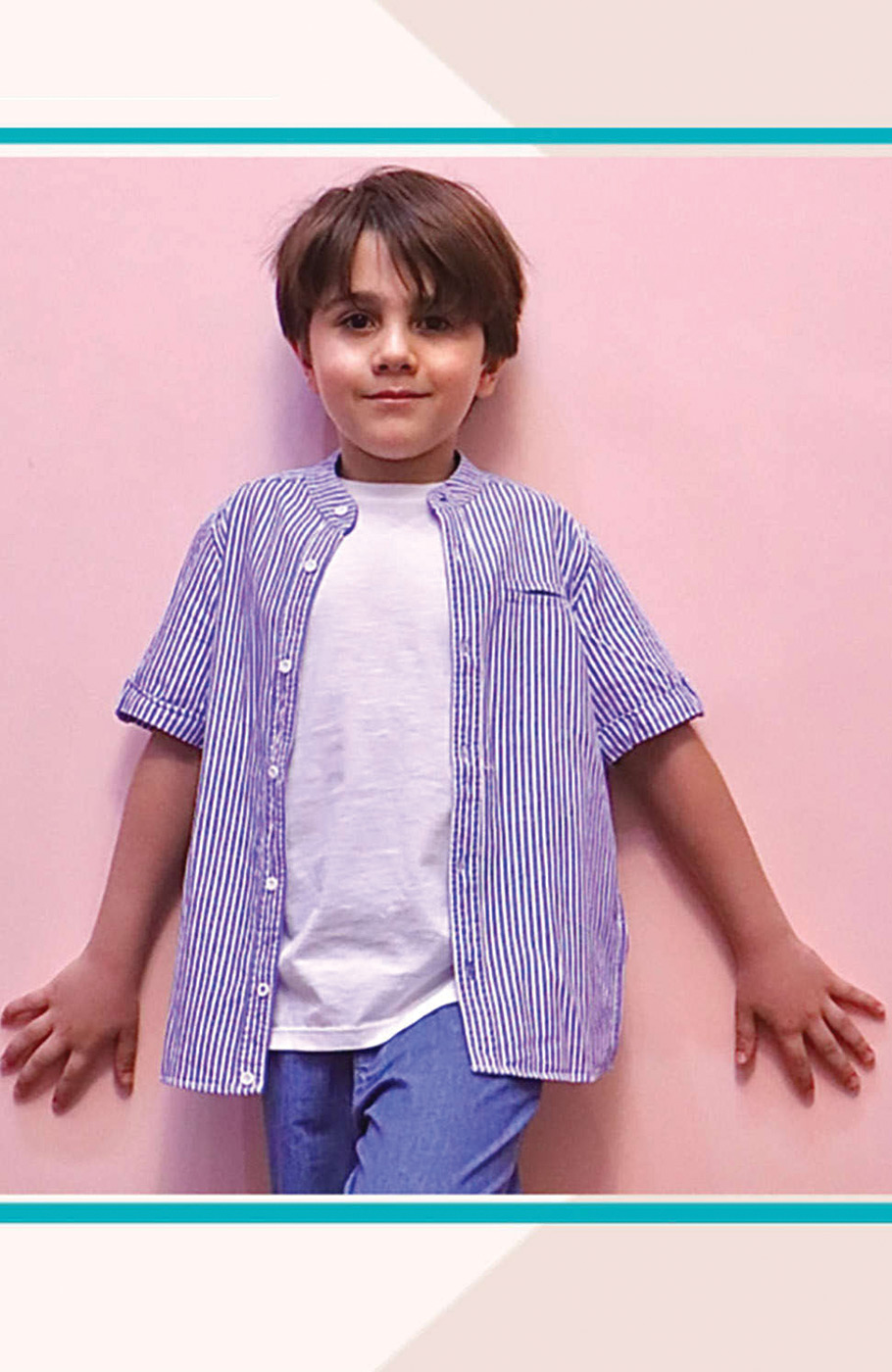 شومیز یقه فرانسوی پسرانه