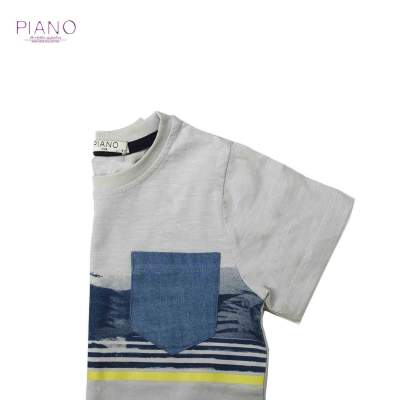 تیشرت اسلپ با جیب جین