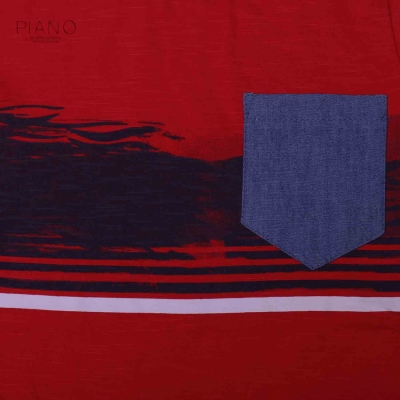 تیشرت اسلپ با جیب جین