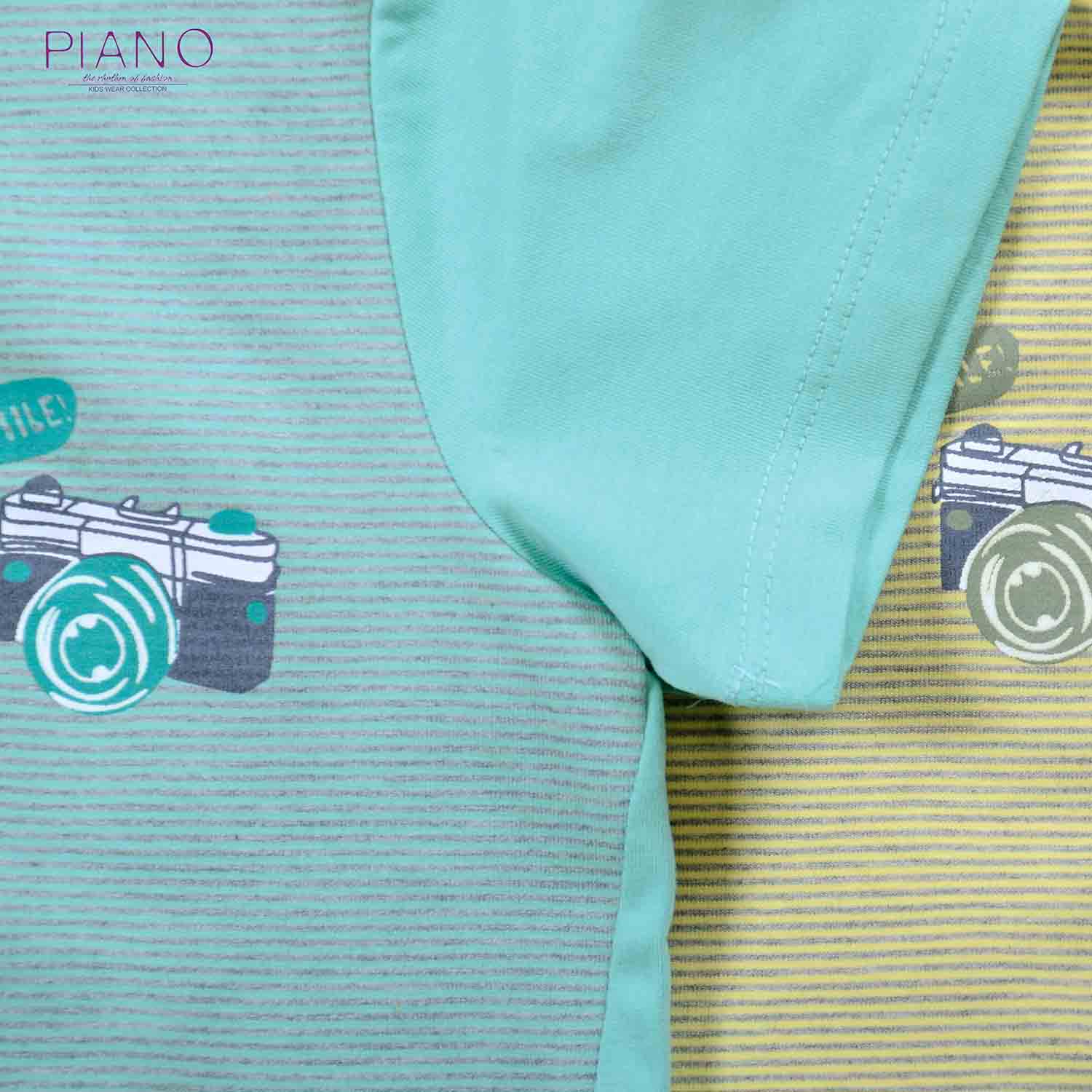 تیشرت برش دار راه راه