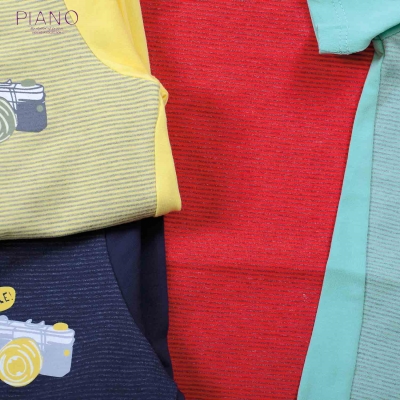 تیشرت برش دار راه راه