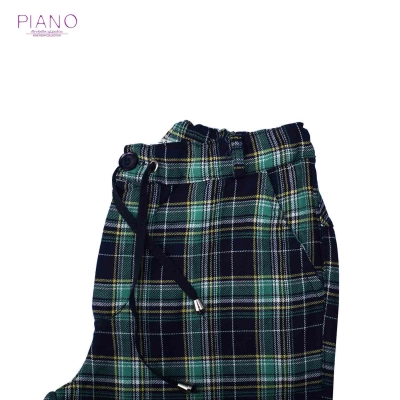 شلوارک نساجی چهارخانه