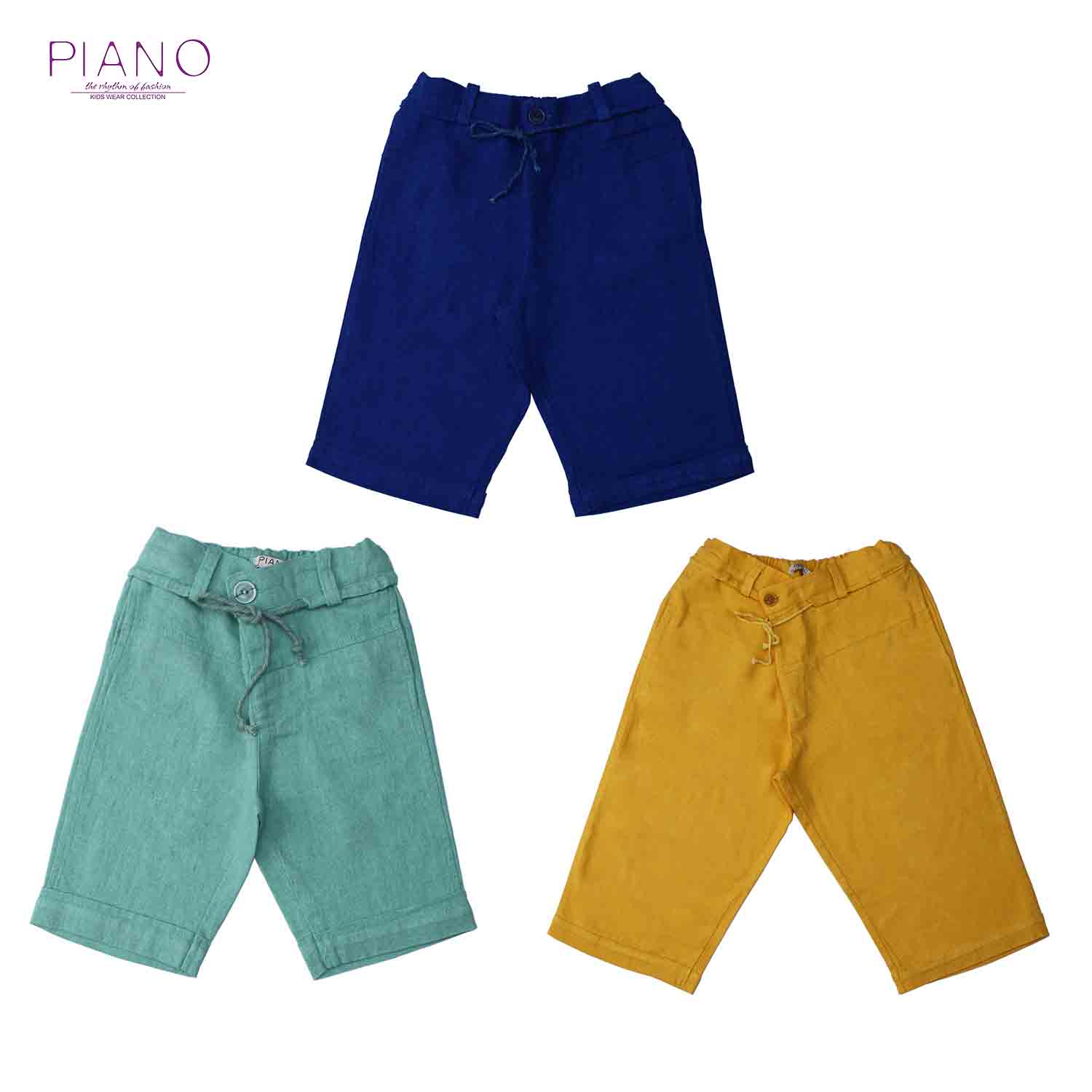 شلوارک لینن پسرانه