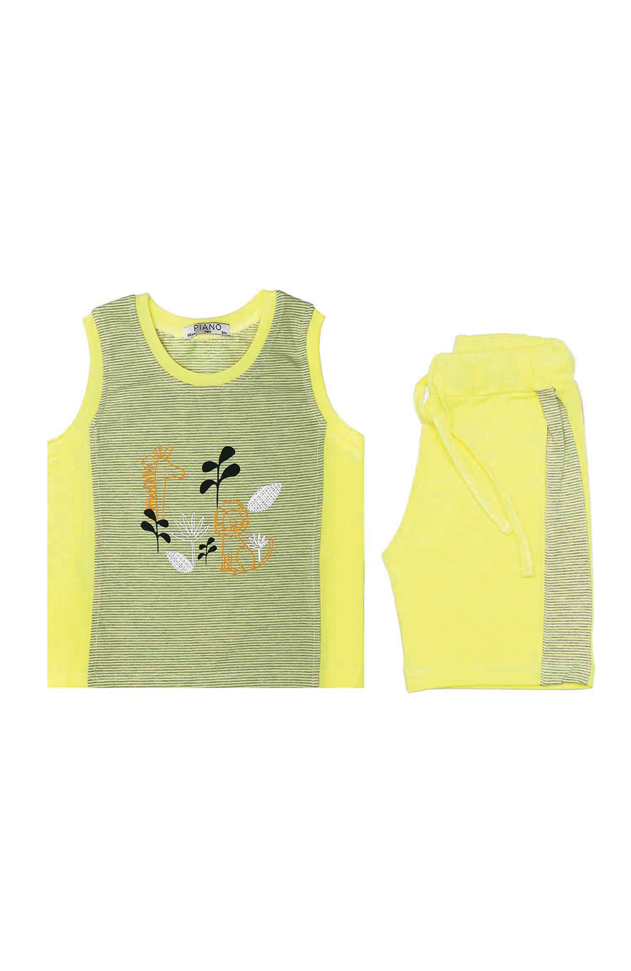 تاپ و شلوارک راه راه