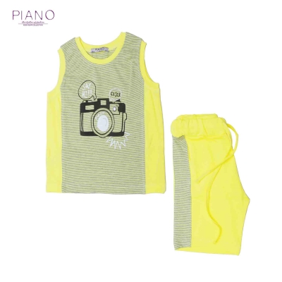 تاپ و شلوارک راه راه