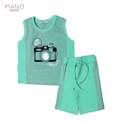 تاپ و شلوارک راه راه