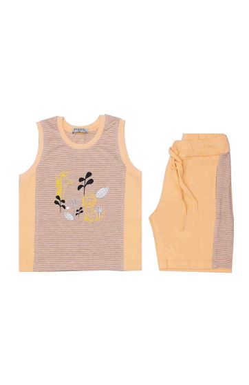 تاپ و شلوارک راه راه