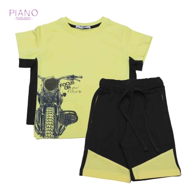 تیشرت بغل چاک دار و شلوارک