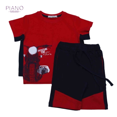 تیشرت بغل چاک دار و شلوارک