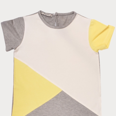 پیراهن یکرو لایکرا برش دار