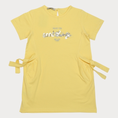 پیراهن یکرو لایکرا دخترانه