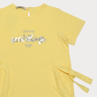 پیراهن یکرو لایکرا دخترانه