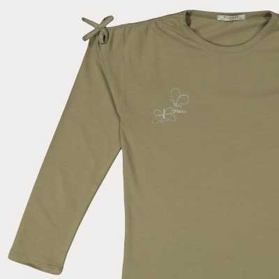 بلوز سرشانه کش دار