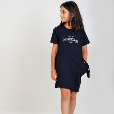 پیراهن یکرو لایکرا دخترانه