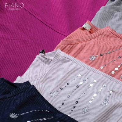 پیراهن یکرو لایکرا راه راه