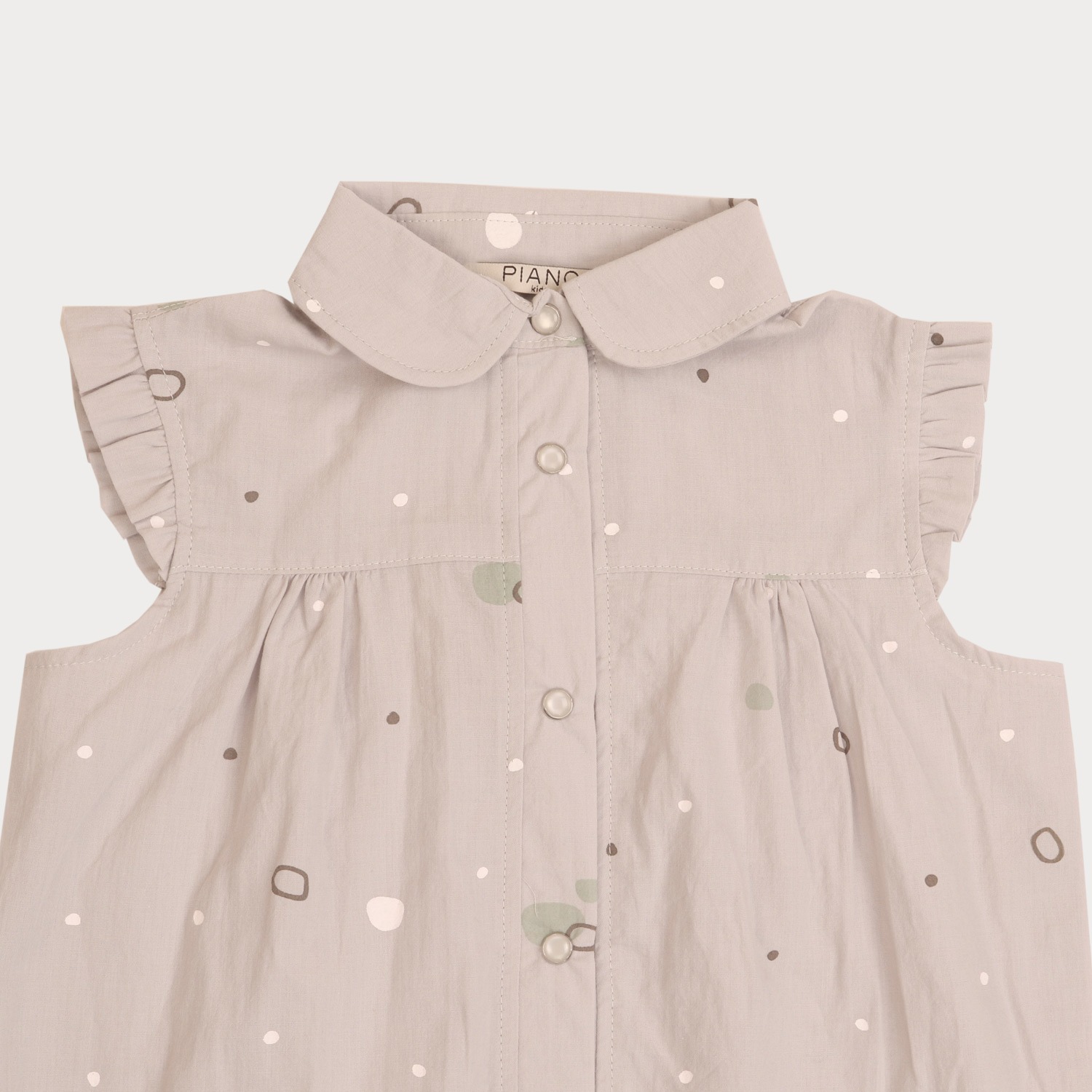 شومیز حلقه ای کتان نازک دخترانه