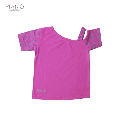 تیشرت یکرولایکرا و ژاکارد دخترانه