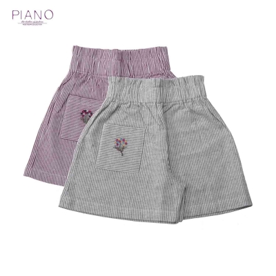 شلوارک نساجی راه راه دخترانه (ست با کد 1447)