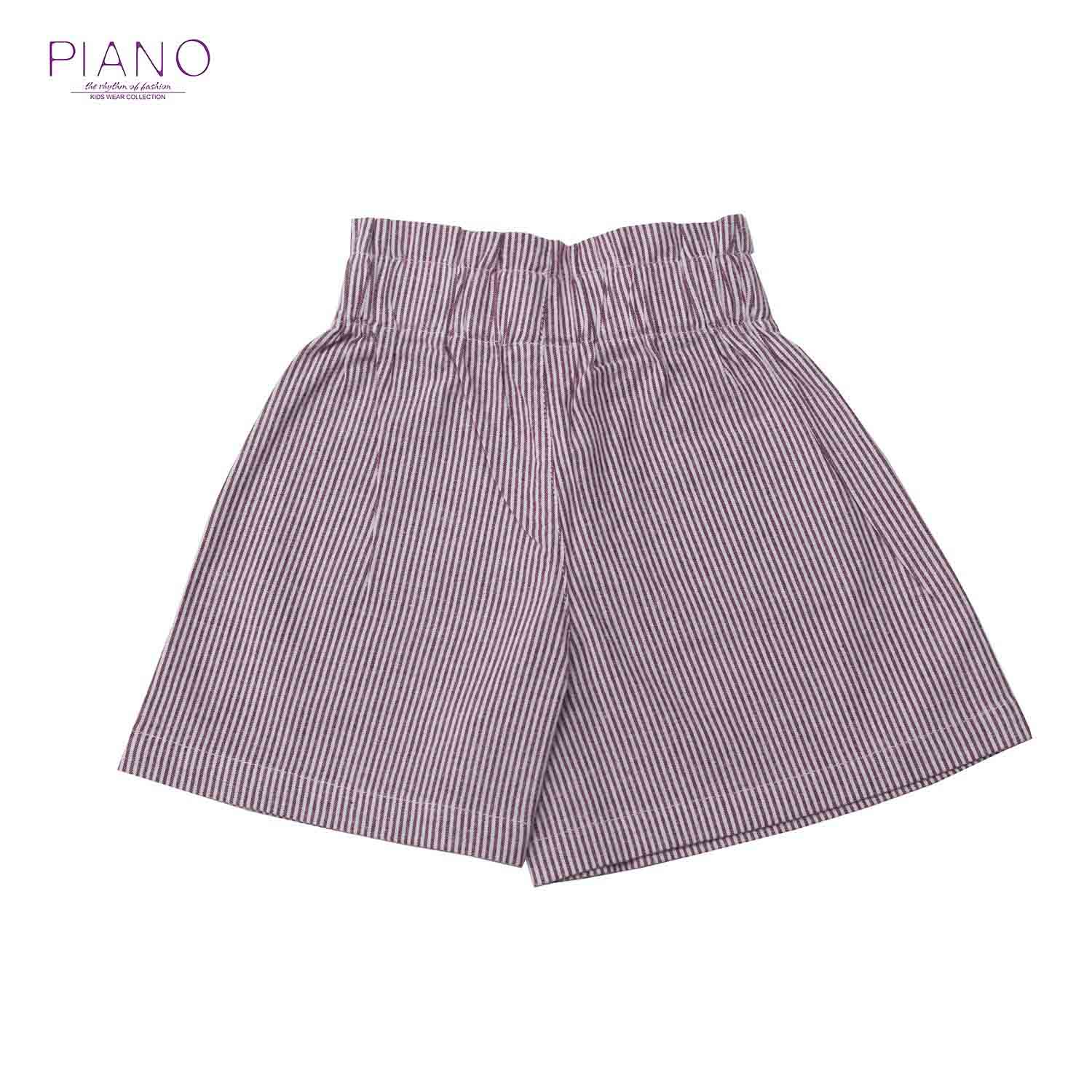 شلوارک نساجی راه راه دخترانه (ست با کد 1447)