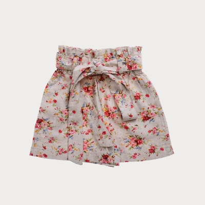 شلوارک نساجی گلدار