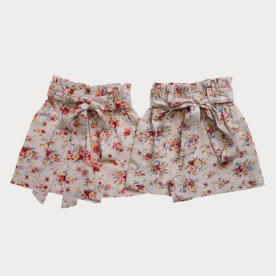 شلوارک نساجی گلدار