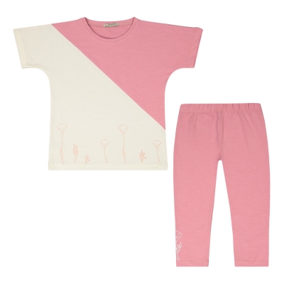 تیشرت و لگ اسلپ دخترانه