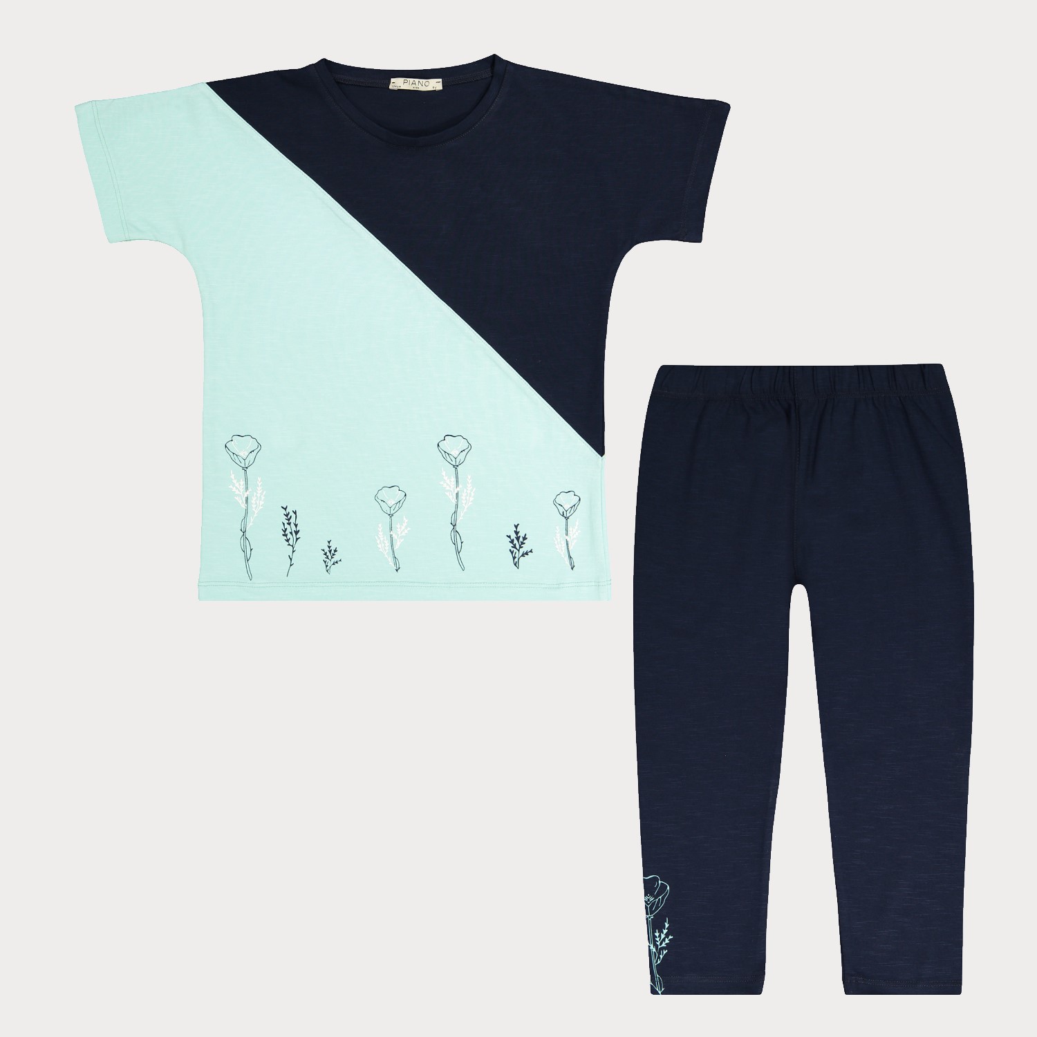 تیشرت و لگ اسلپ دخترانه