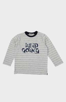 بلوز یکرو لایکرا ملانژ رنگی راه راه