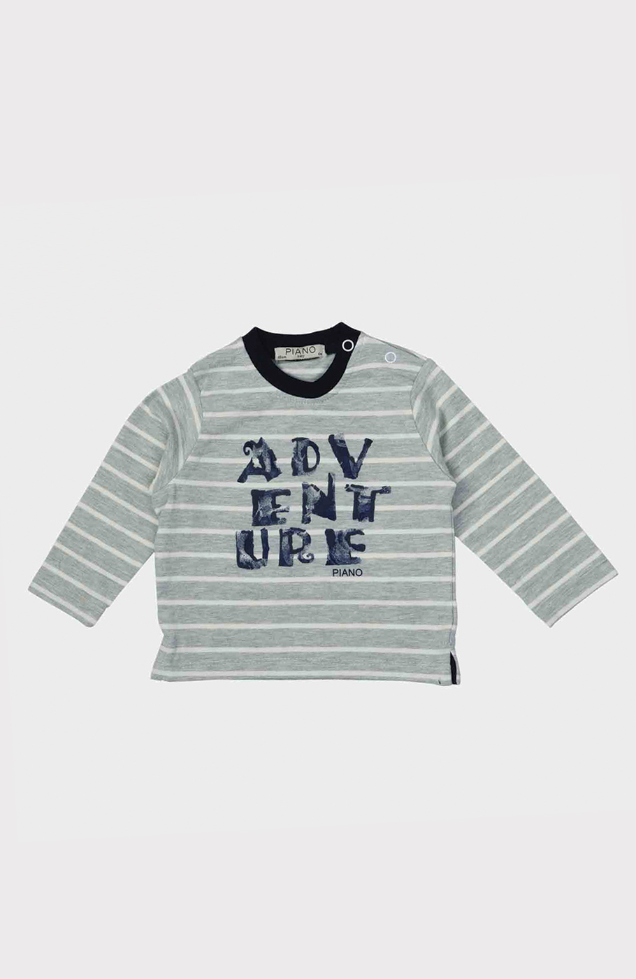 بلوز یکرو لایکرا ملانژ رنگی راه راه