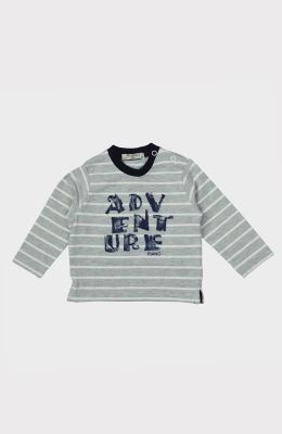 بلوز یکرو لایکرا ملانژ رنگی راه راه