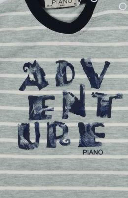 بلوز یکرو لایکرا ملانژ رنگی راه راه