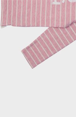 بلوز یکرو لایکرا ملانژ رنگی راه راه