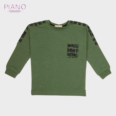 بلوز دورس لایکرا اسلپ آستین افتاده جیب دار