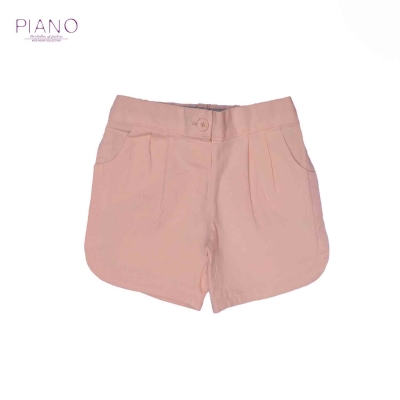 شلوارک کتان پیلی دار دخترانه