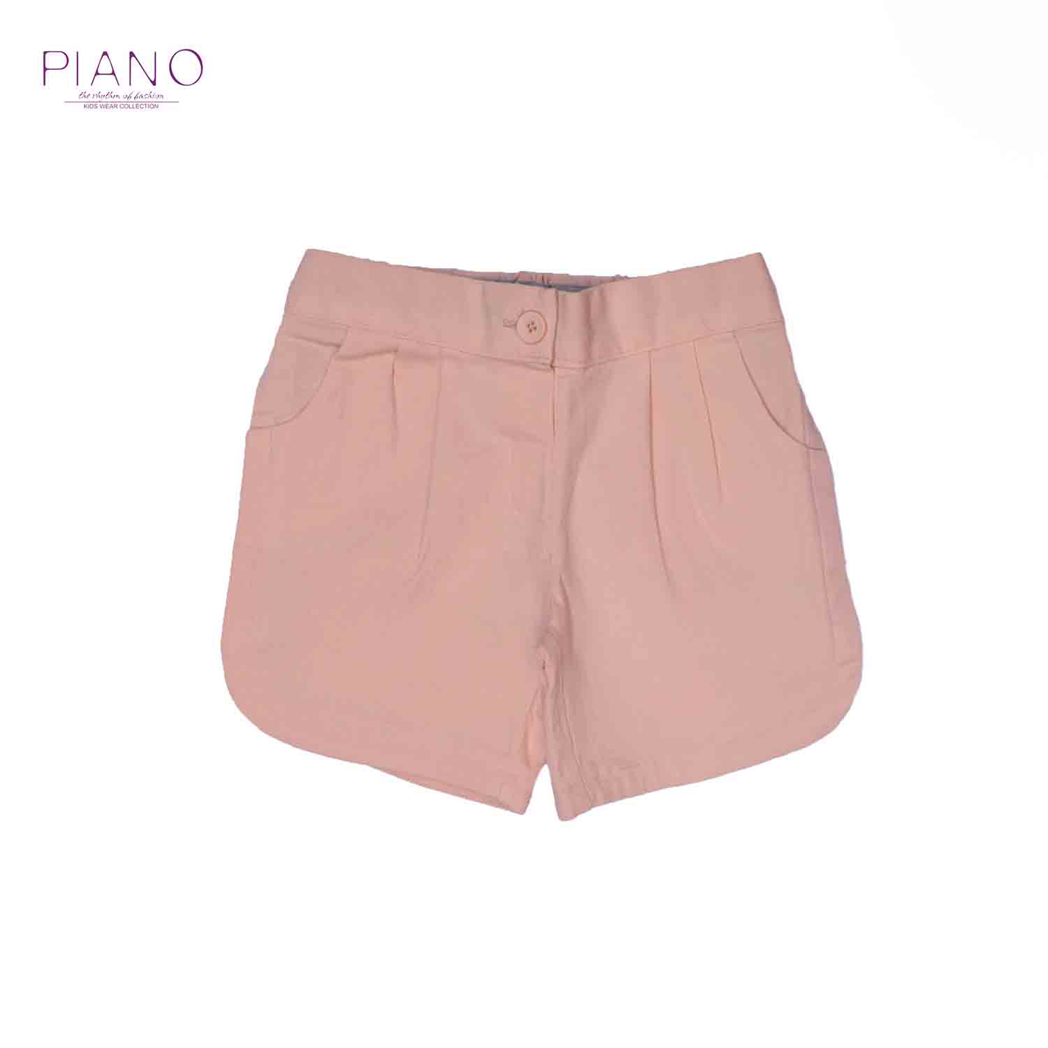 شلوارک کتان پیلی دار دخترانه