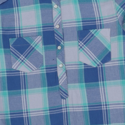 پیراهن نساجی چهارخانه درشت