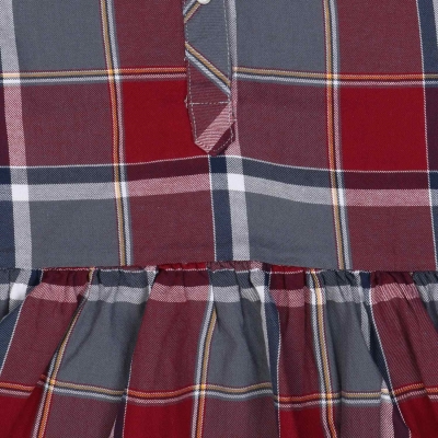 پیراهن نساجی چهارخانه درشت