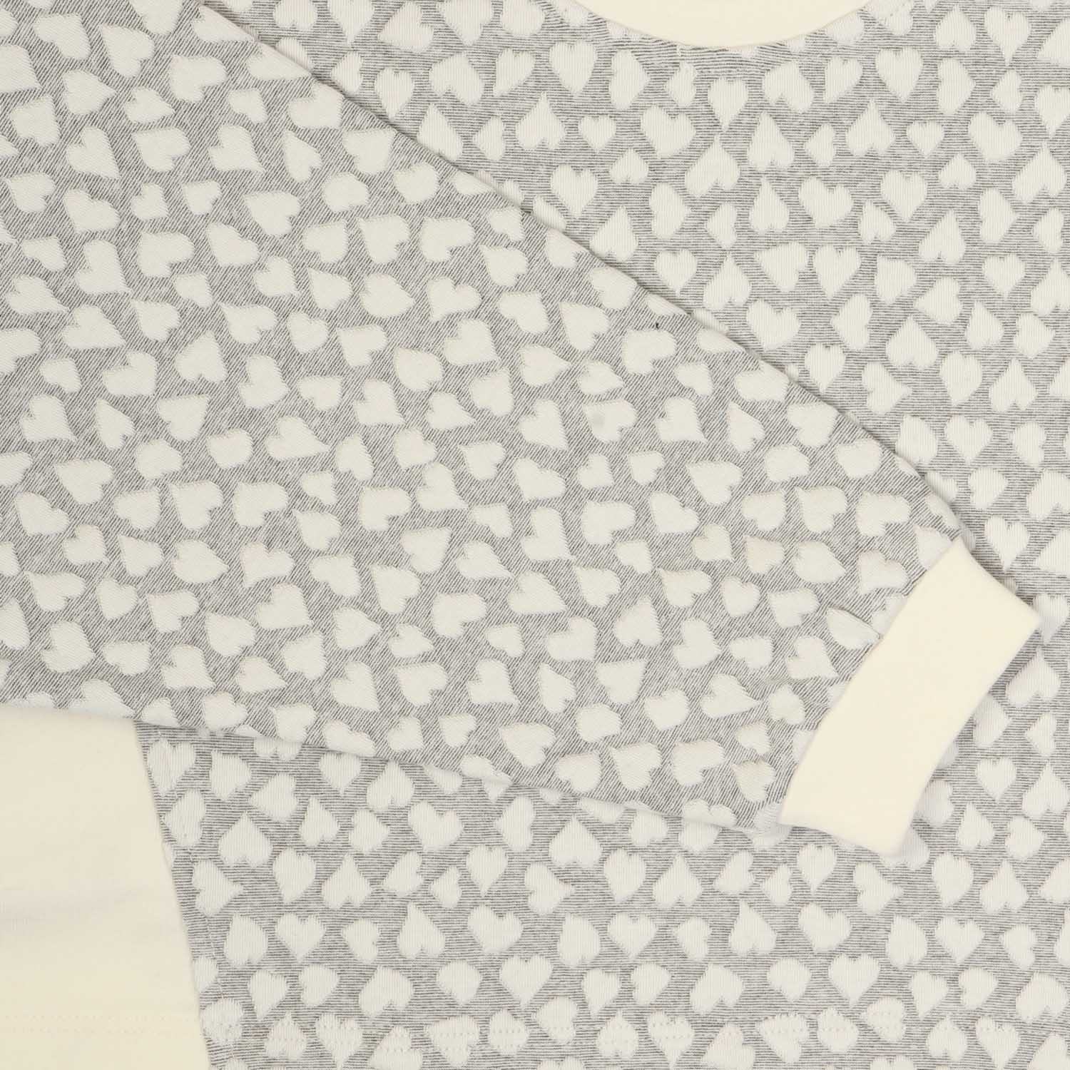 بلوز نیم تنه ژاکارد قلبی (ست با کد 1687)