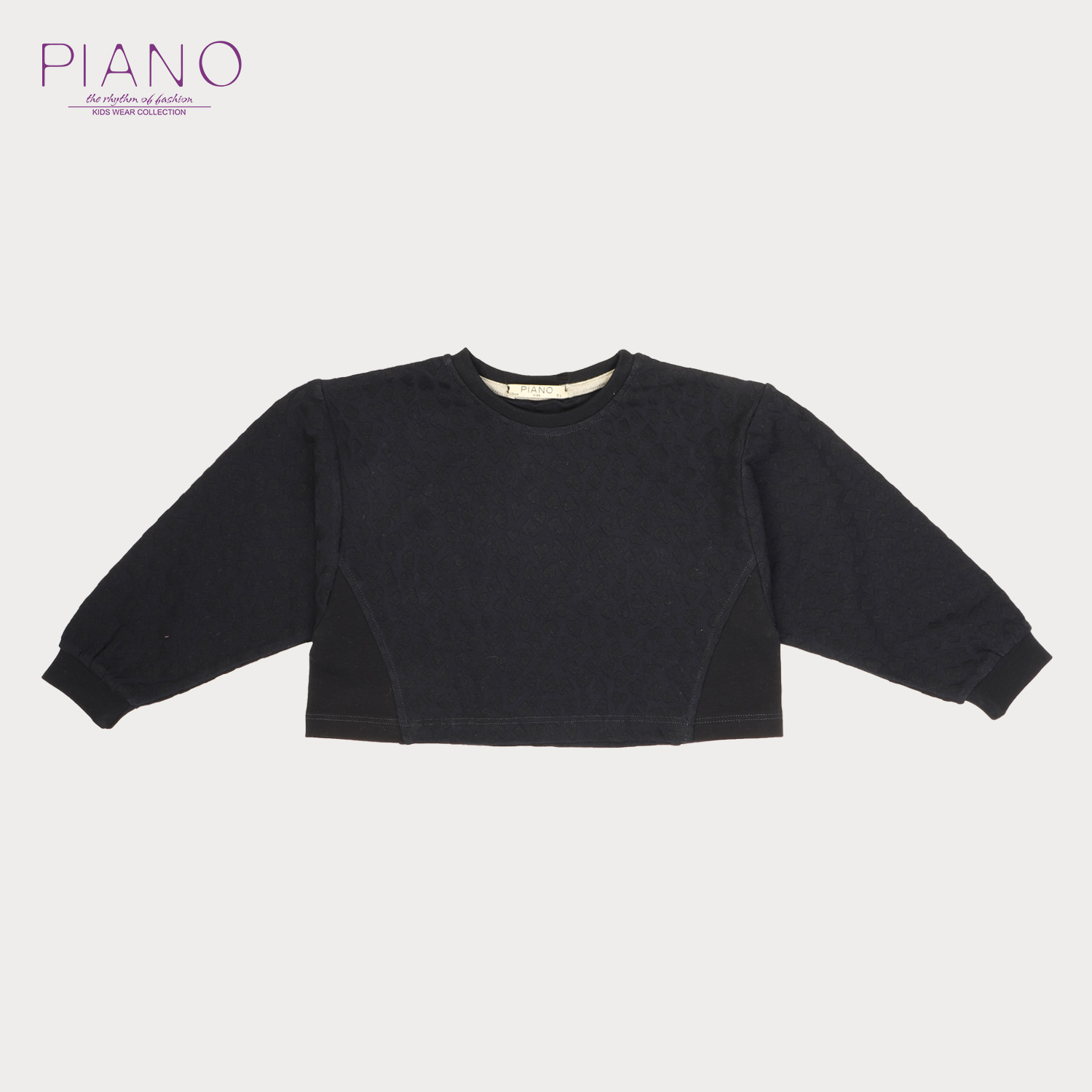 بلوز نیم تنه ژاکارد قلبی (ست با کد 1687)