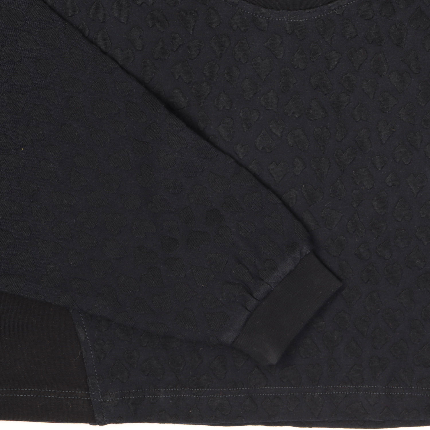 بلوز نیم تنه ژاکارد قلبی (ست با کد 1687)