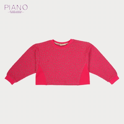 بلوز نیم تنه ژاکارد قلبی (ست با کد 1687)