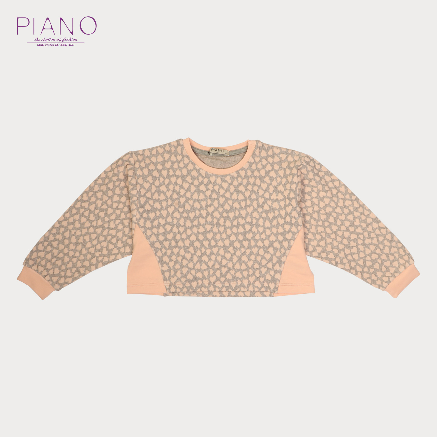 بلوز نیم تنه ژاکارد قلبی (ست با کد 1687)