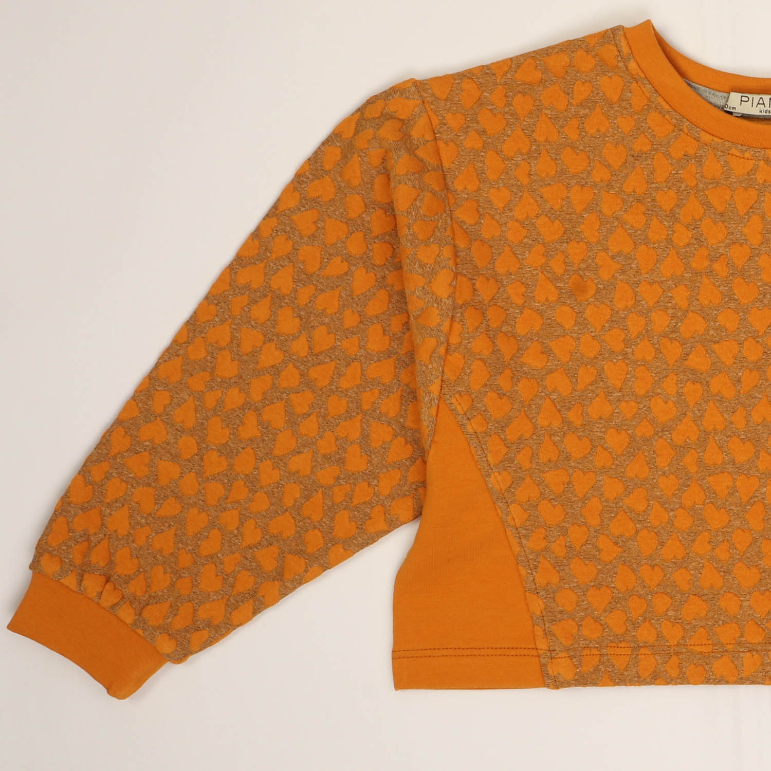 بلوز نیم تنه ژاکارد قلبی (ست با کد 1688)