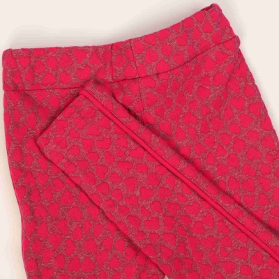 لگ ژاکارد قلبی (ست با کد 1686)