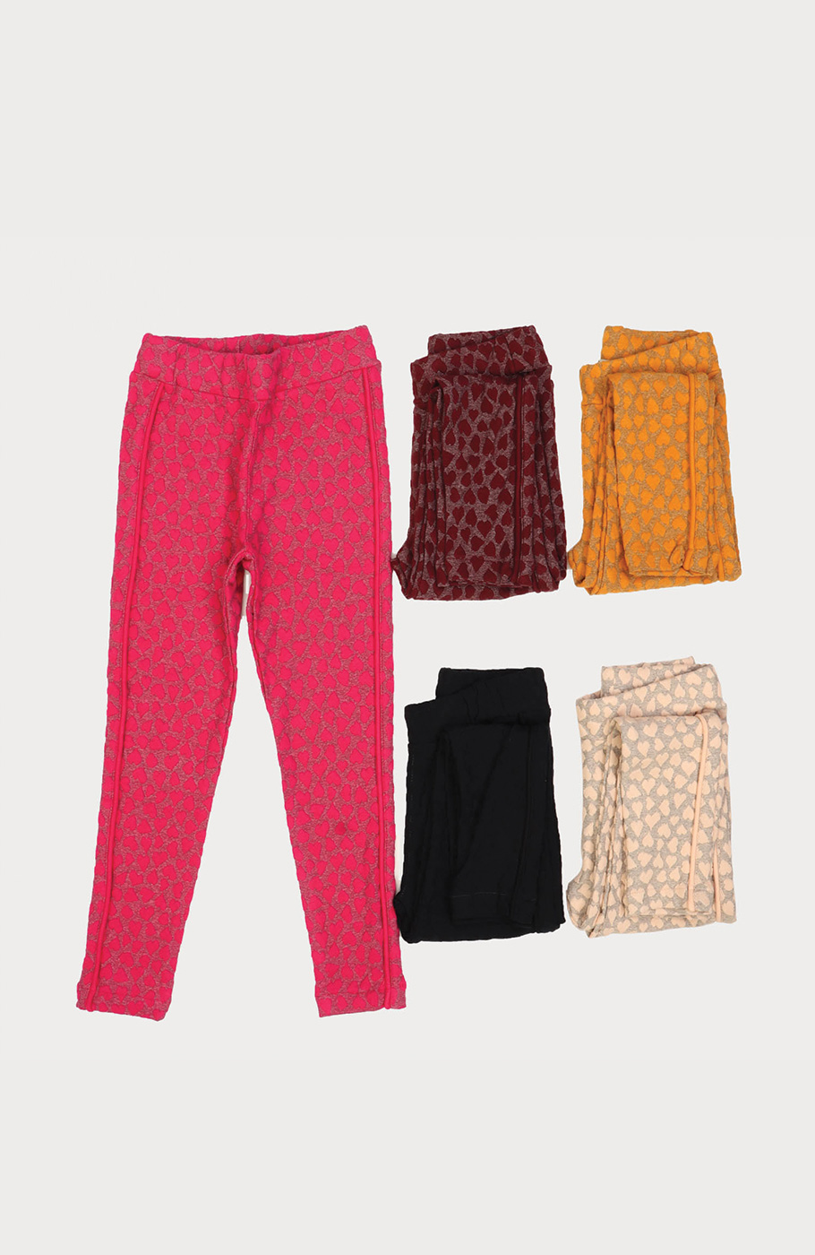 لگ ژاکارد قلبی (ست با کد 1685)