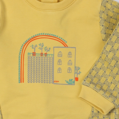 بلوز و لگ دورس لایکرا و ژاکارد