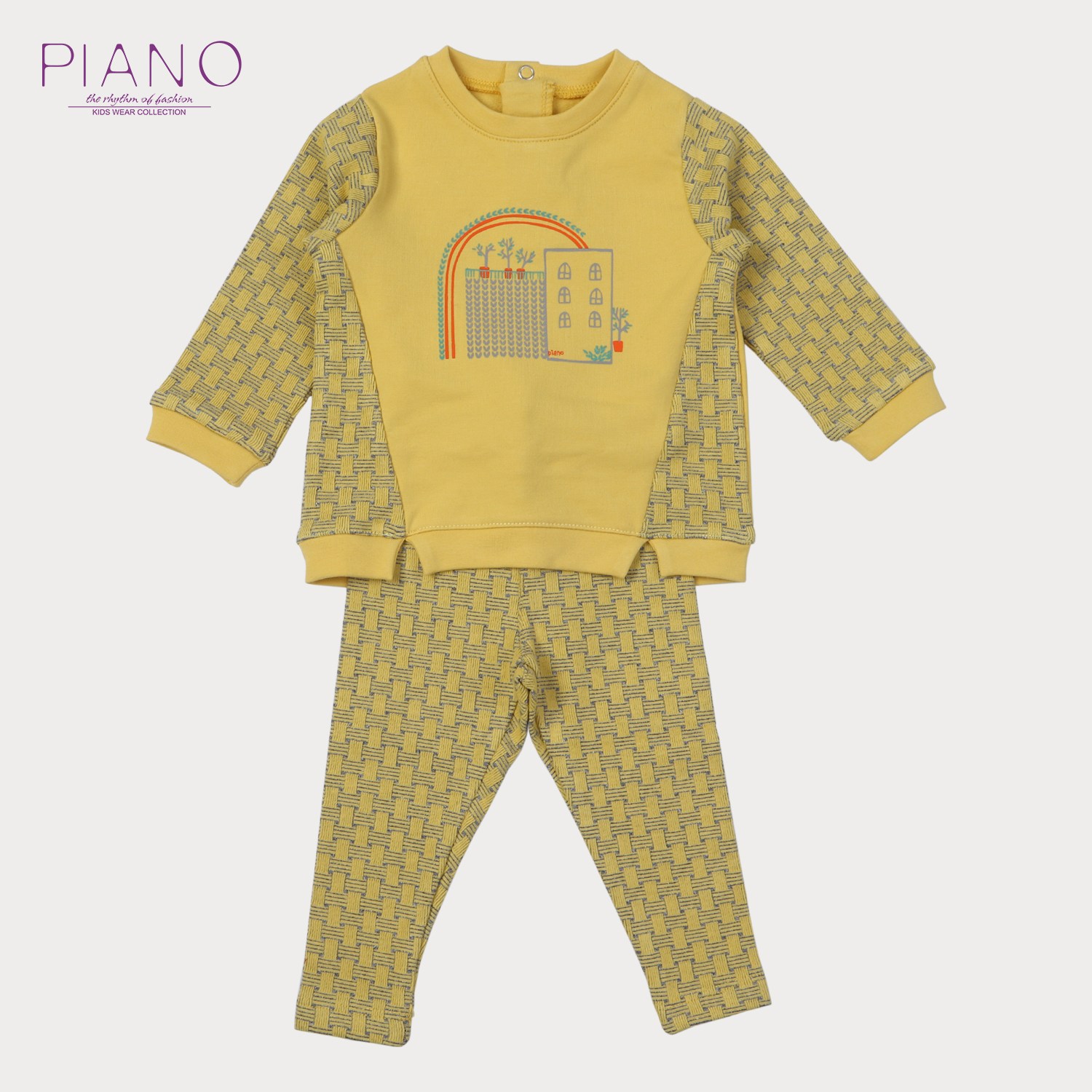 بلوز و لگ دورس لایکرا و ژاکارد