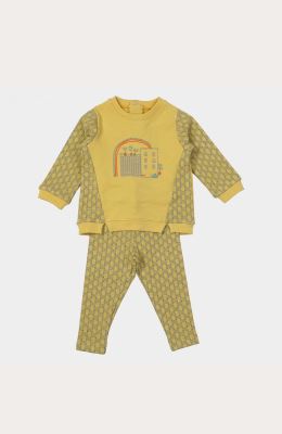 بلوز و لگ دورس لایکرا و ژاکارد