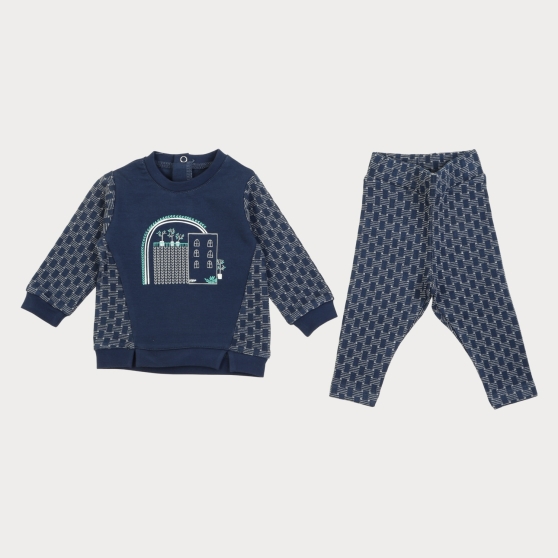 بلوز و لگ دورس لایکرا و ژاکارد بلوز و لگ دورس لایکرا و ژاکارد