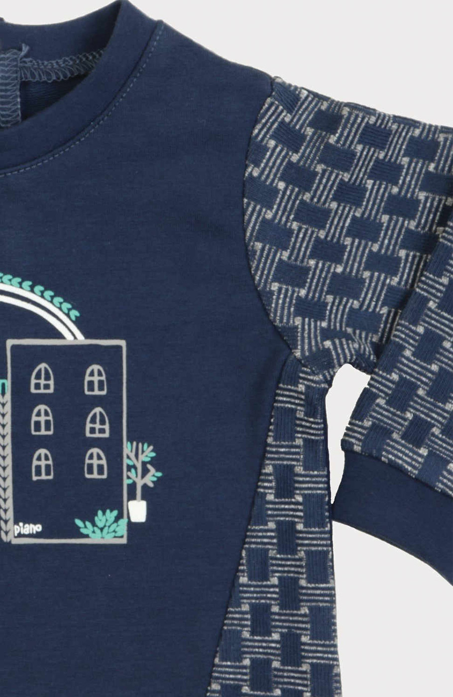 بلوز و لگ دورس لایکرا و ژاکارد